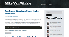 Desktop Screenshot of mikevanwinkle.com